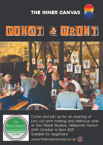 Zen Rebel 24th October Check out their other events on their website https://www.zenrebelyoga.co.uk/whatson